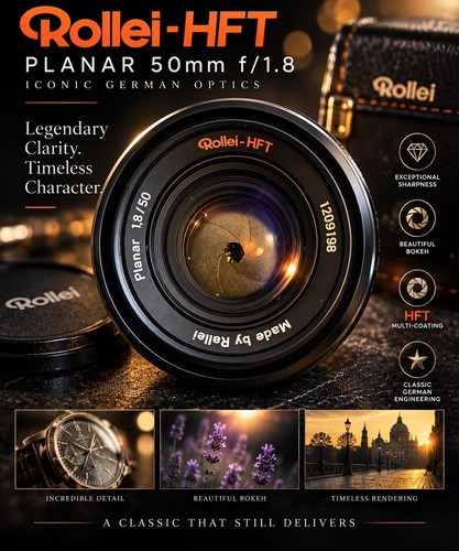 Rollei hft zeiss planar - zeiss,