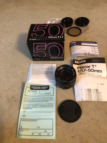 Carl zeiss planar 50 - t*, mm