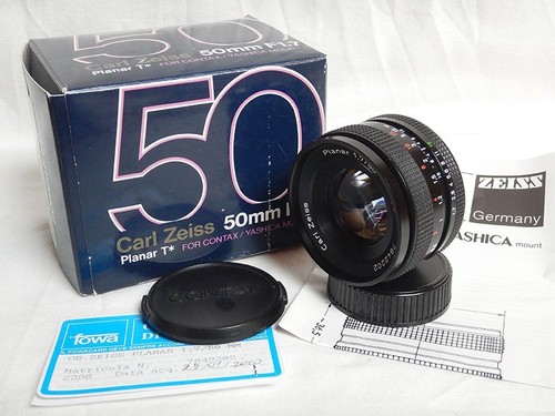 Contax 50mm planar t - 50mm, t*